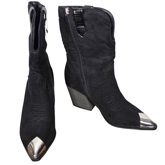 The Drop Sandra Heeled Cowboy Boots SZ 8.5 - Picture 1 of 5